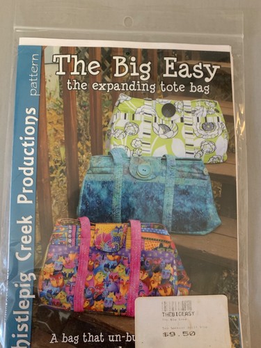 Tragetasche Schnittmuster, The Big Easy Tote Bag Schnittmuster, Whistlepig Creek Muster - Bild 2 von 4