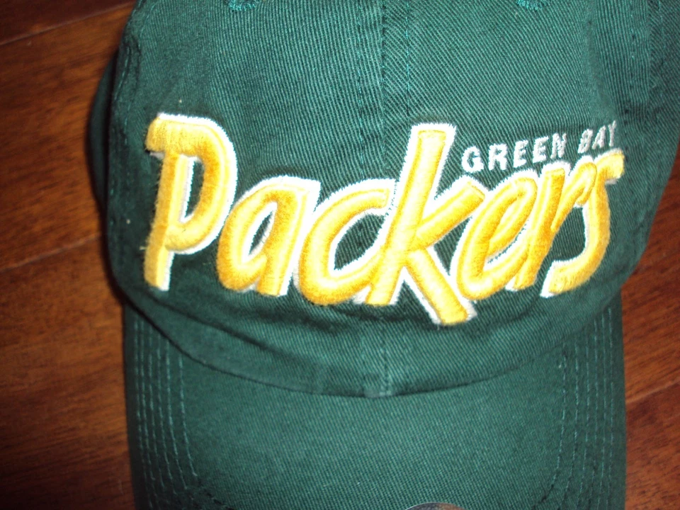 Cap Hat Snap Back Green Bay Packers NFL Team Apparel Football Men's One Size - Image 4 of 4