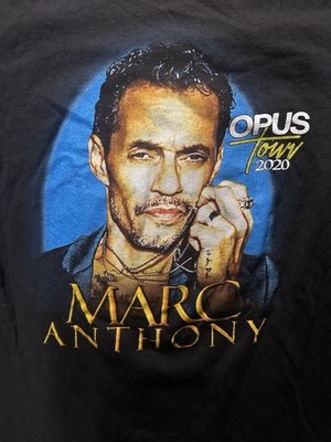 Marc Anthony Opus Tour 2020 Concert T Shirt Black Adult Medium Latin Music