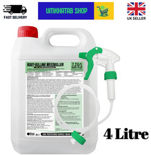 4L Glyphosate Industrial Strength Weedkiller | Root-Killing Concentrate 7.2g/l 5.47 per litre