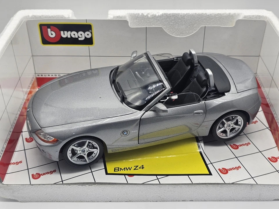 Bmw Z4 Argento 1:18 Burago In Box - Immagine 2 di 4