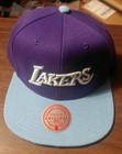 Mitchell & Ness LA Lakers  Two Tone Snapback Hat NEW — photo 1