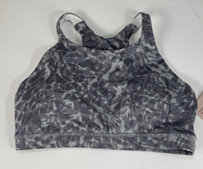 FLEO Jourdaine Sports Bra Gray Size XS Extra Small CrossFit Lifting Gym NWT