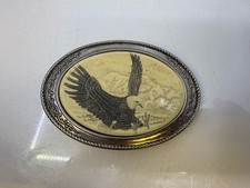 Oval American Bald Eagle Belt Buckle RO1079715
