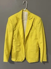 Banana Yellow Men’s 3-Piece Suit Set. Baseball Fan Wear/stage performer/FASHION