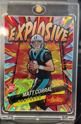 2022 Panini Absolute - Explosive Matt Corral #E37 (RC)