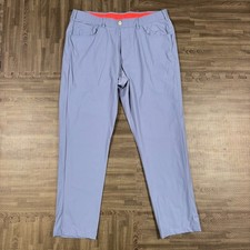 Redvanly Kent Pull On Pants Mens L fits 36x29 Blue Trouser Golf Performance