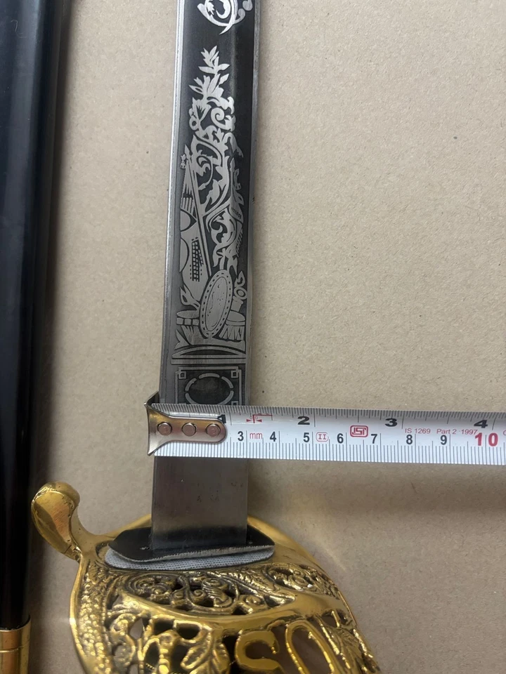 Espada de Caballería Oficiales De Colección EE. UU. Buen Estado Coleccionable Coleccionable Foto 3 de 4