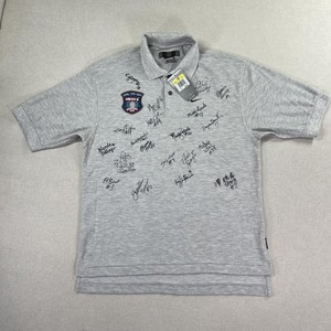 2001 Nike WUSA Inaugural Polo Shirt S Multi Signed (Scurry, Milbrett, Fawcett)