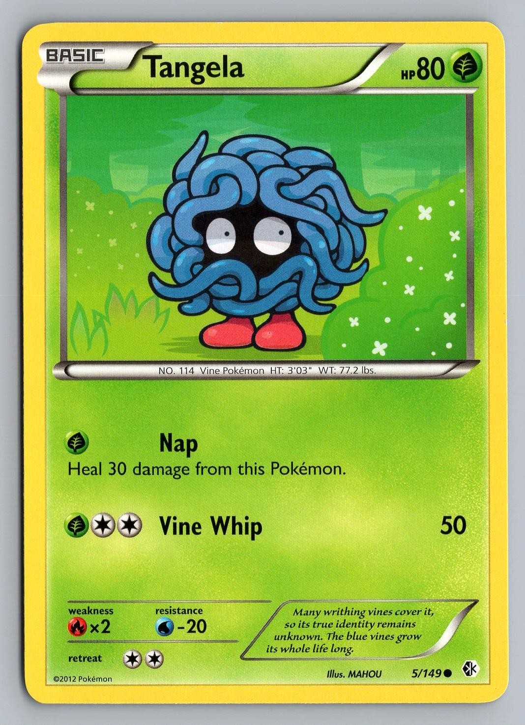 TANGELA 5/149 COMMON BOUNDARIES CROSSED POKEMON LP