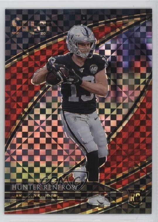 2019 Panini Select Field Level Red Prizm /49 Hunter Renfrow #287 Rookie RC