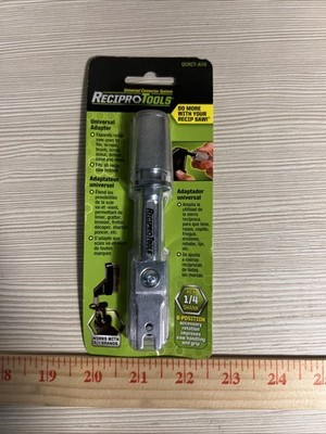 Reciprotools Reciprocating Saw Tool Adapter Carded
