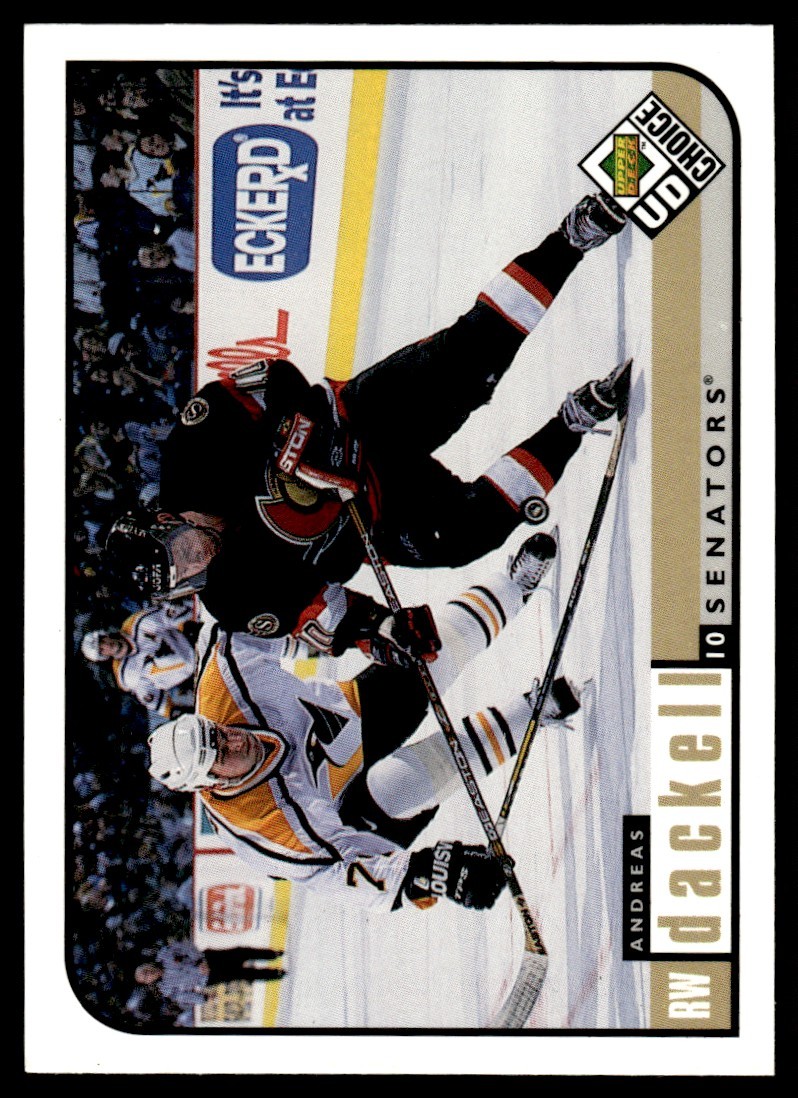 1998-99 UD Choice Andreas Dackell Ottawa Senators #146