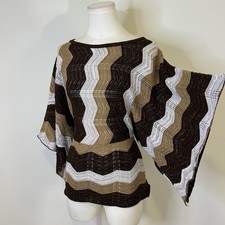 Y2K Fairycore Knit Top Boho Hippie Retro Whimsigoth 35-38 Inch Bust
