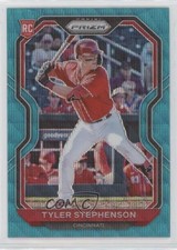 2021 Panini Prizm Tier II Teal Wave Prizm Tyler Stephenson #133 11jg