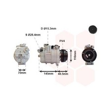 1x Kompressor, Klimaanlage VAN WEZEL 0600K309 passend für BMW