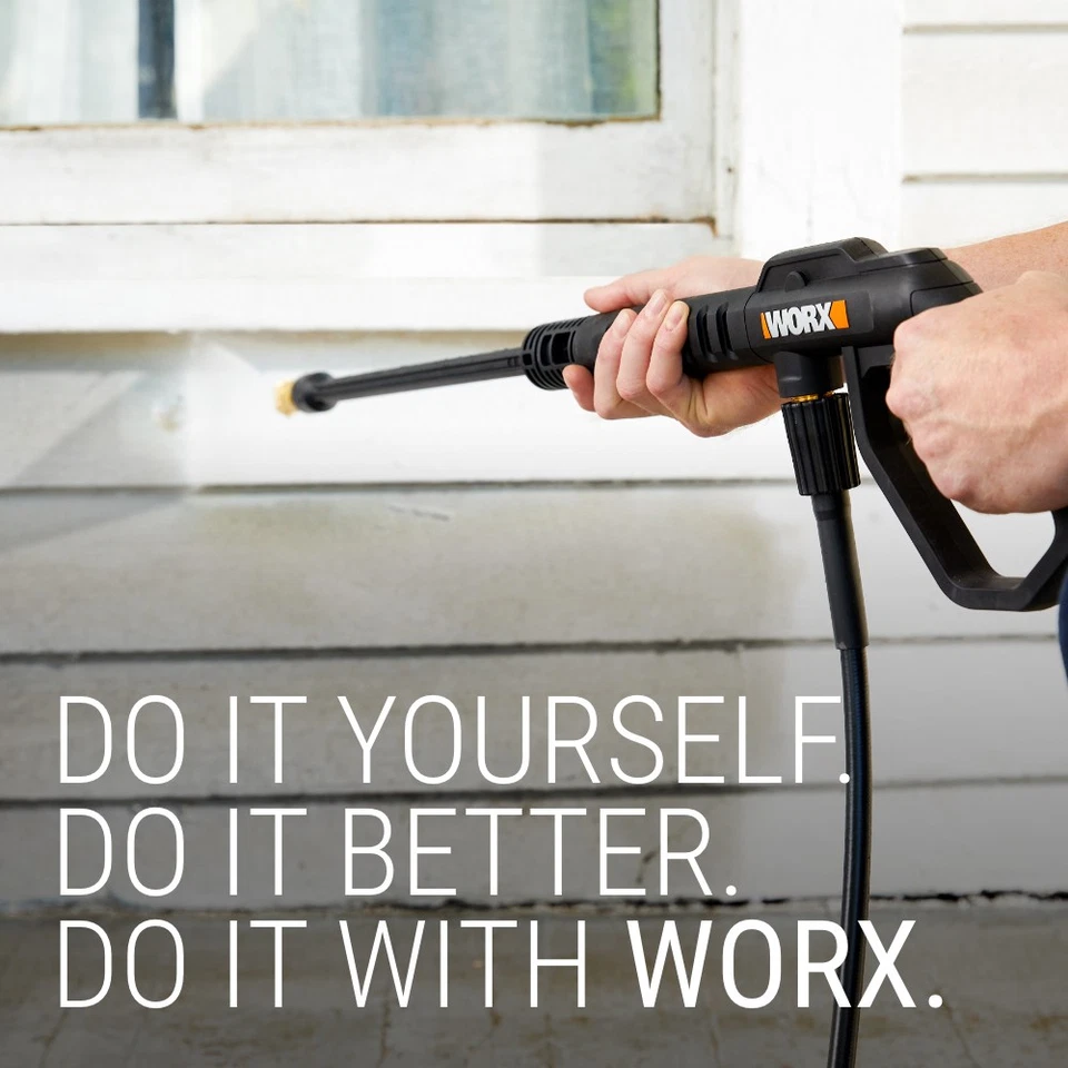 WG605 WORX 13 AMP 1800 PSI LAVADORA A PRESIÓN ELÉCTRICA (1,2 GPM)-Nueva Foto 2 de 4