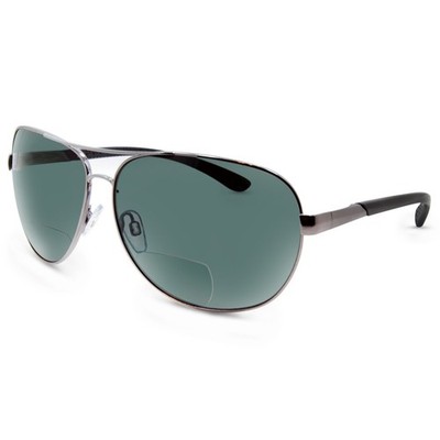 C Moore Bifocal Sunglasses - Metal Frame Bifocal Polarized Sunglasses - Polar...
