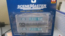 Walthers Scenemaster 40' Flexi-Van Trailer 2-Pack New York Central HO Scale NIB
