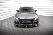 Maxton Design Frontlippe V.1 passend für Audi TT S / S-Line 8S schwarz Hochglanz