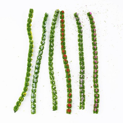 Selbsklebender Miniatur Grass Strauch Wildblumen Set 20stk Landschaftsb??schel