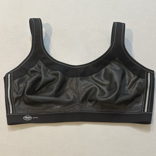 Anita Active Momentum Sports Bra 5529 Black High Impact 42D Full Support