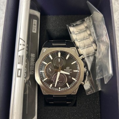 Casio Edifice EFS-S570YDC Solar Chronograph Schwarz aus Japan