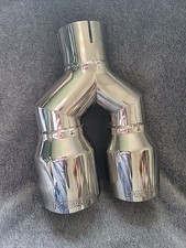 Mbrp Dual Exhaust Tip 2.5 Inch Inlet 3.5 Inch Outlet Staggared