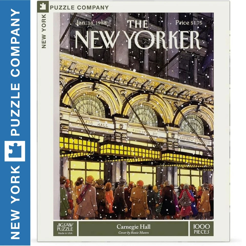 CARNEGIE HALL New York Puzzle Company 1000pc Random Cut Jigsaw NPZNY2559 - Image 3 of 4