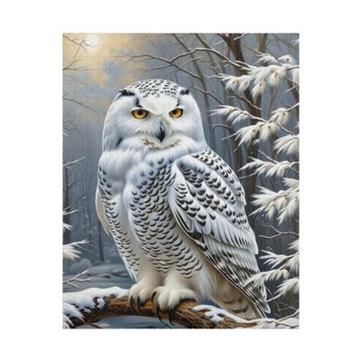 Snowy Owl Puzzle bird watcher lover nature game hobby birds of prey present 520
