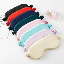 High-end double-sided simulated silk unisex eye mask, shading without eye pressu