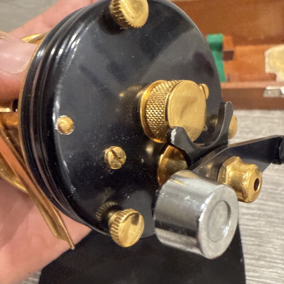 Abu Garcia Ambassadeur 5000 de Luxe Fishing Reel 24kt Gold Plated