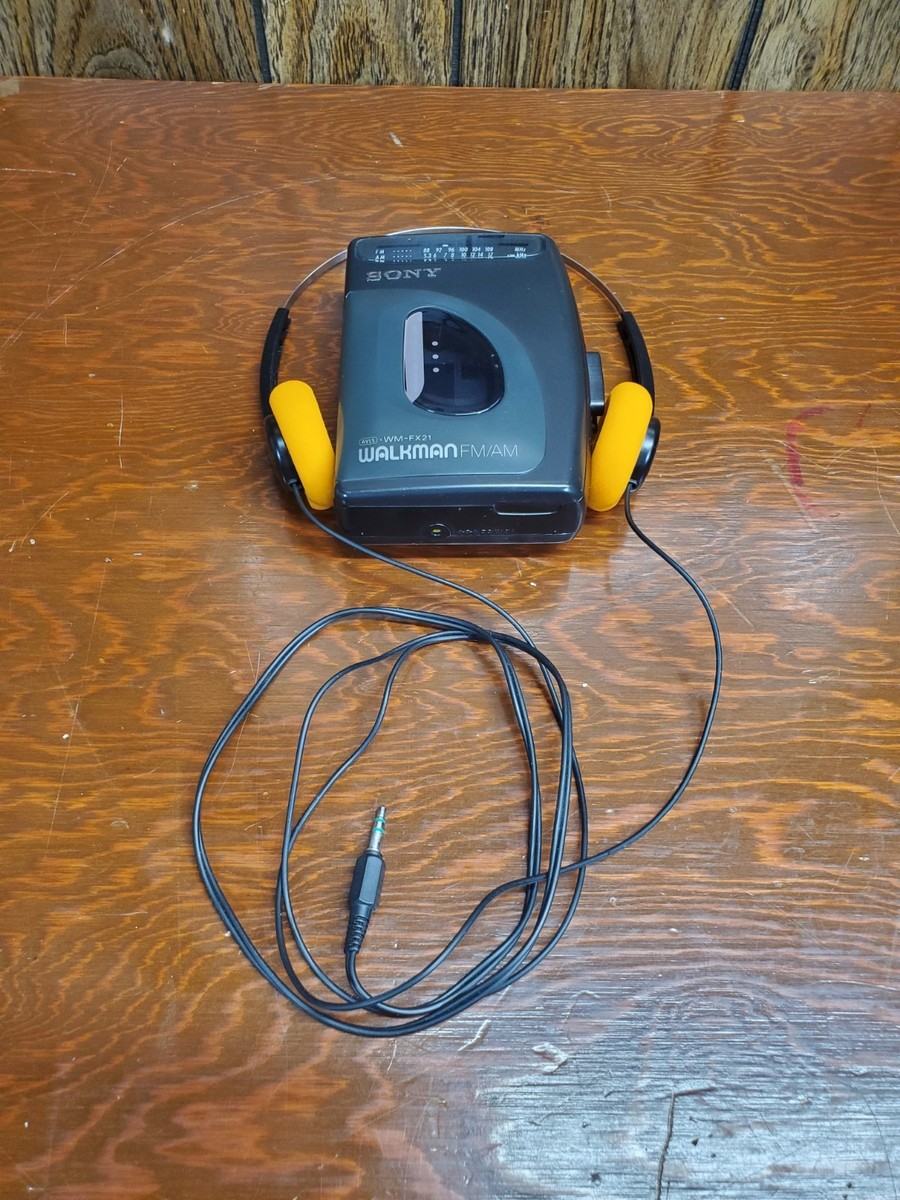 SONY Walkman WM-FX21 Cassette Player withAM/FM Radio -New Belt