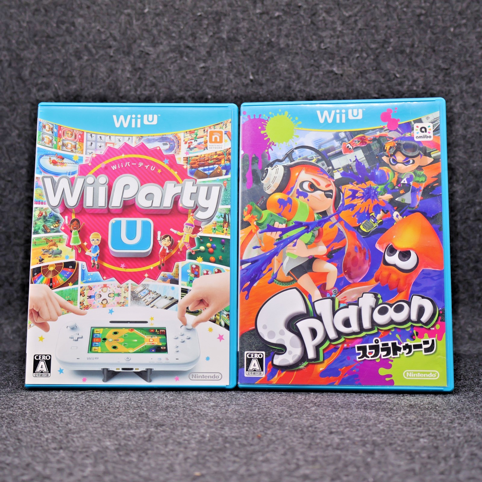 Wii U Party & Splatoon 2 JPN Bundle (Wii U) CIB - Auth Good Condition