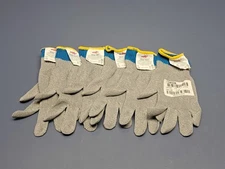 Lot of 6 Wells Lamont Whizard Silver Talon Cut-Resistant Gloves Gray Blue SMALL