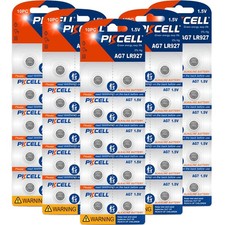 50Pcs AG7 395 LR57 LR927 SR57 1.5 Volt Button Cell Alkaline Watch Battery PKCELL