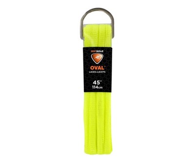 Sof Sole Athletic Oval Unisex Laces Size 45, Color: Yellow