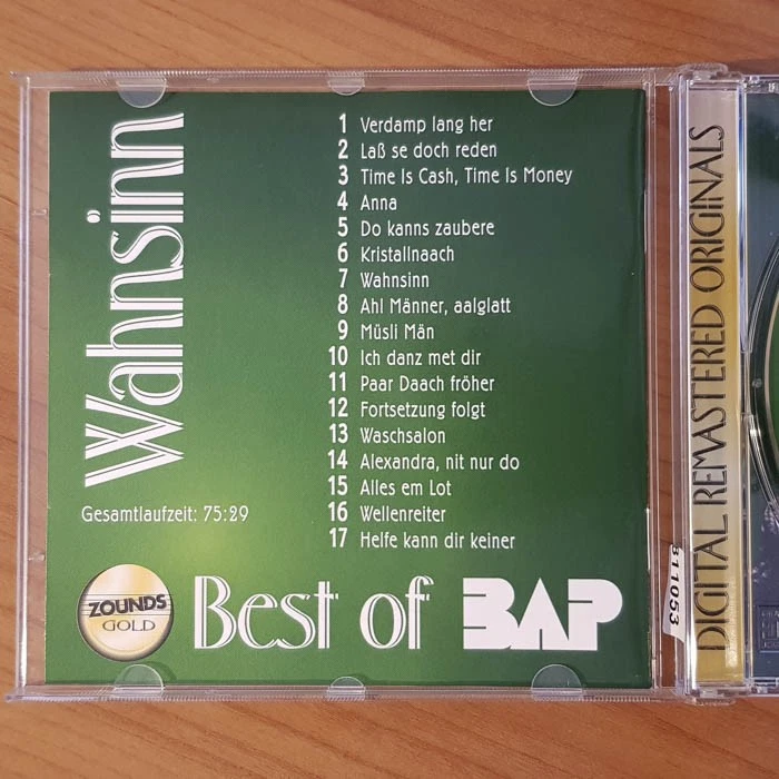 BAP Best - Wahnsinn 24K GOLD CD ZOUNDS EX/EX(CD) - Bild 2 von 4