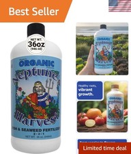 Fish Seaweed Liquid Fertilizer 2-3-1 - 36oz Bottle - Plant Food for Garden ...