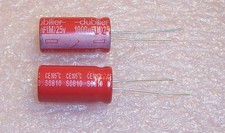 QTY 10 1000uf 25V 105' ELECTROLYTIC CAPACITORS 12.5x25mm WDR102M25V DUBILIER