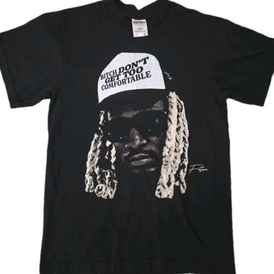 Future T Shirt Mens Small Black Dont Get Too Comfortable Hip Hop Rap Tee Shaka