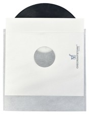 100 White Non Woven Record Outer Sleeves for 12" LP Vinyl 33 RPM Record Albums