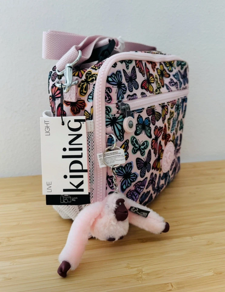 KIPLING ERMY Food Lunch Bag Butterfly Days - Image 2 of 4