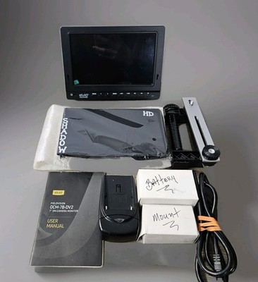 Elvid FieldVision OCM-7B-DV2 Camera Mount 7'' Monitor Screen W/ Battery & MORE