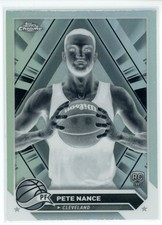 2023-24 Topps Chrome Negative Refractor Pete Nance #144