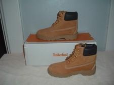 NEW IN BOX TB010760713 Timberland 6 INCH CLASSIC YOUTH WHEAT NUBUCK 13.5 NIB