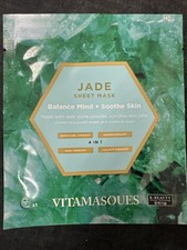 Vitamasques Face Mask Jade, Spirulina And Pine 4in1 Sheet Mask