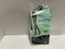 Assets By Spanx Shaping Tights Textured -Wishbone Black Size 2 New