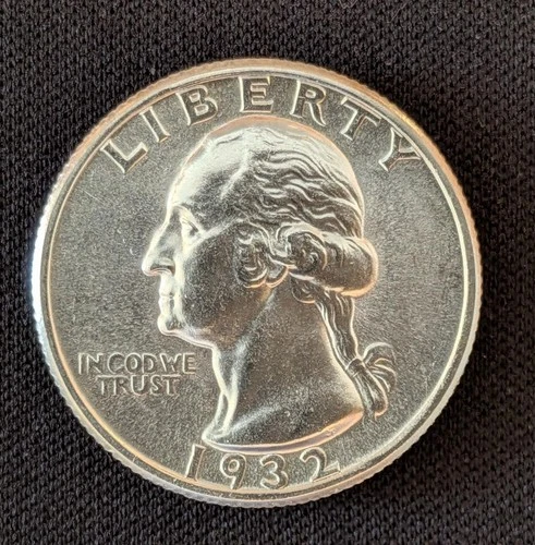 1932 Washington Quarter Philadelphia Unc Uncirculated BU Untoned