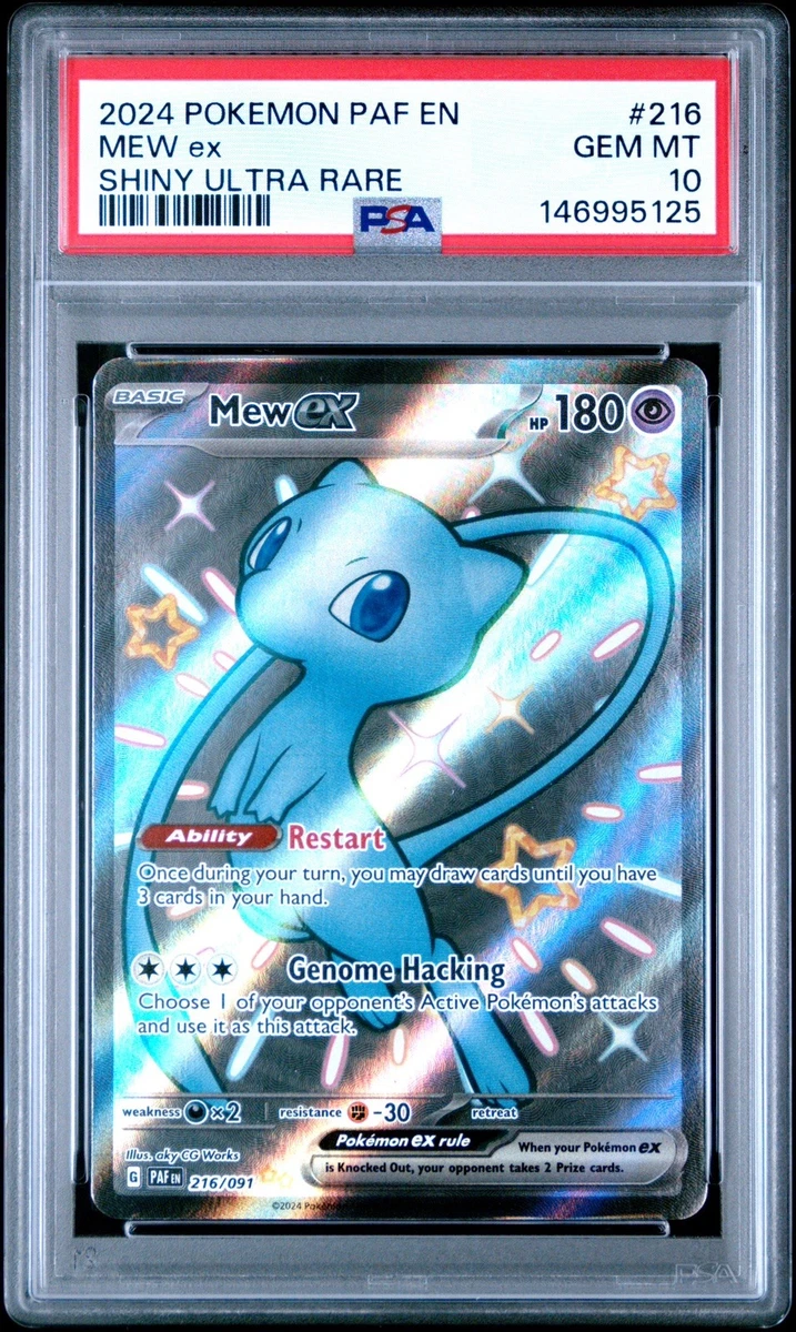 Mew Pokémon TCG PSA Grade 10 Individual Collectable Card Game